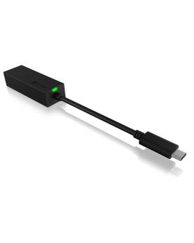 ICY BOX  USB-C to RJ45 Gigabit Adapter IB-LAN100-C3 Ethernet 1000 Mbit/s ST-BU
